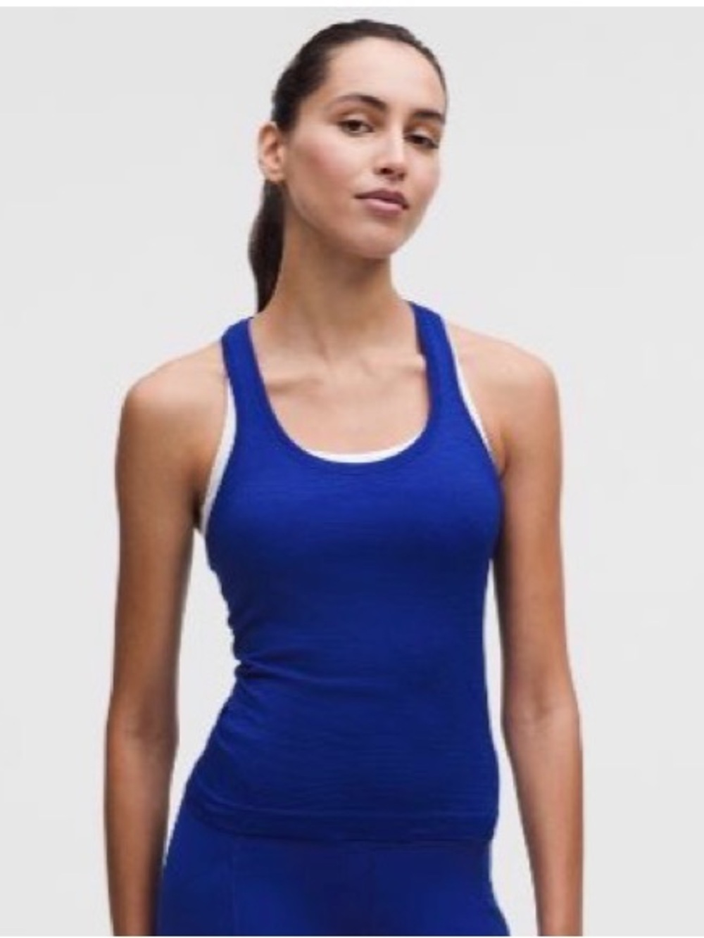 🍋 Lululemon Swiftly Tech Scoopneck Tank 2.0 Race length Riverside blue size 10